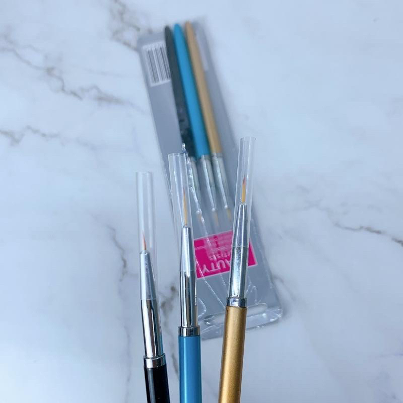 Cọ 3 cây bộ cọ vẽ nét nail