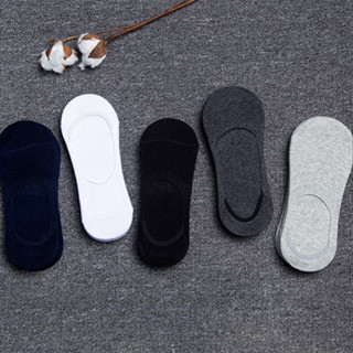  Tất lười nam nữ chất liệu cotton mềm mại thoáng mát có đệm cao su chống trượt gót chân - Summer Shop 