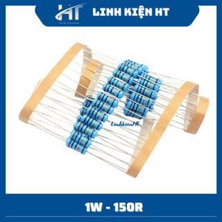 Điện trở 1w 150r 1% chân đồng túi 10 con - linh kiện ht