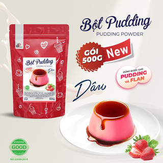 Bột pudding dâu dp food 500gr