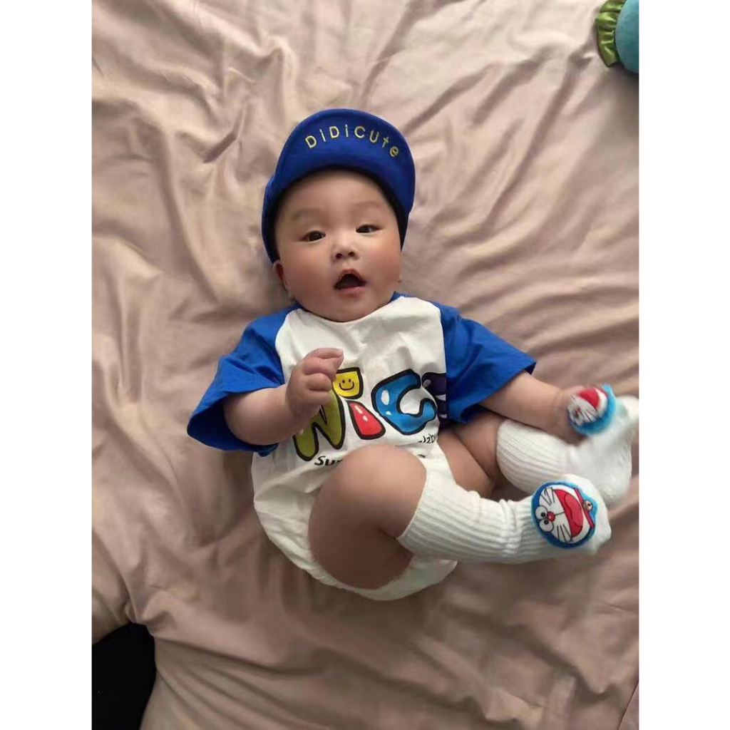 Áo liền quần cho bé sơ sinh siêu cute, chất cotton siêu thấm hút cho mùa hè.