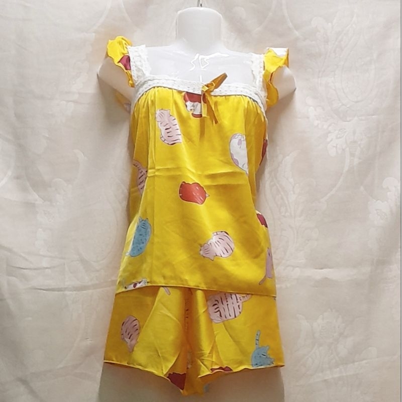 [50-60kg] Đồ ngủ lụa 2 dây nữ