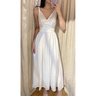 Nala Dress - Đầm 2 dây cổ tim thắt nơ eo E29