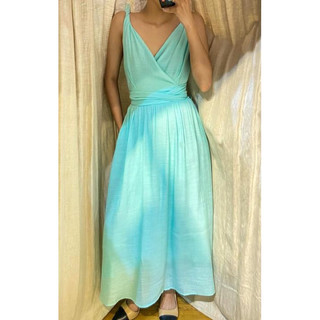 Nala Dress - Đầm 2 dây cổ tim thắt nơ eo E29