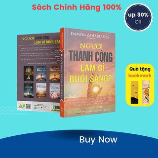 Sách - Người thành công làm gì buổi sáng tặng bookmark