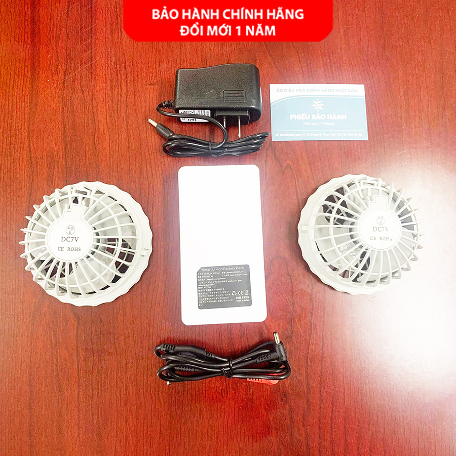 Áo Điều Hòa Chính Hãng DAIZO, Pin Nhật 30.000mAh Chạy 10h - 17h, BH 1 Năm Đổi Mới, Tặng 2 Túi Đá Khô