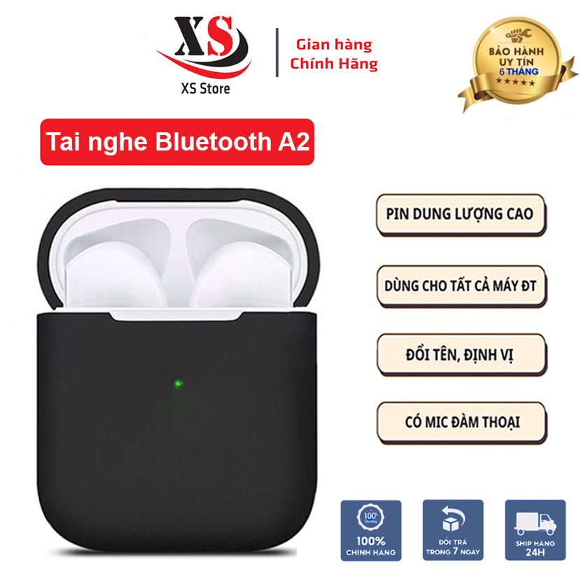 Tai nghe Bluetooth Cao Cấp XS Store A2, Headphone Không Dây, Đổi Tên, Định Vị, Cảm Biến