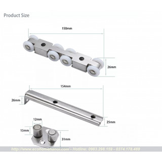 BÁNH XE RAY TREO CỬA LÙA- HÀNG ĐẸP LOẠI 1- Có ảnh thật
