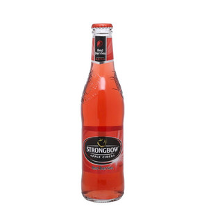 Combo 5 chai Nước táo lên men Strongbow vị dâu đỏ chai 330ml