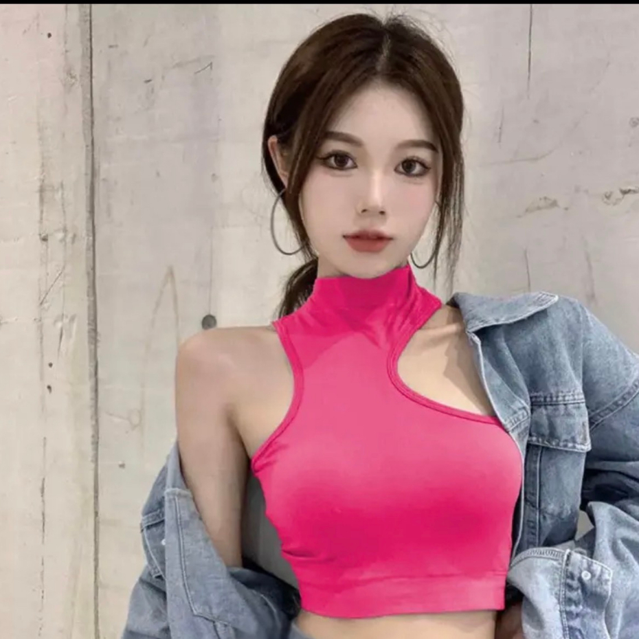 QKOOLE  Áo tanktop họa tiết caro phong cách vintage Hàn Quốc dành cho nữ|  Áo tanktop họa tiết caro dành cho đi chụp ảnh | BigBuy360 - bigbuy360.vn