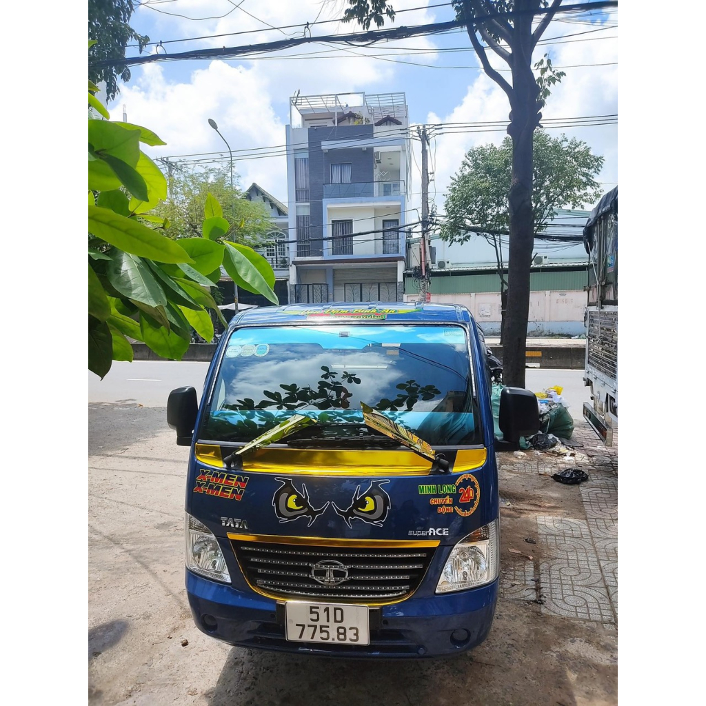 Ốp gạt mưa xe tải cho xe dưới 3.5t hàng inox 304 nhập hàng thái