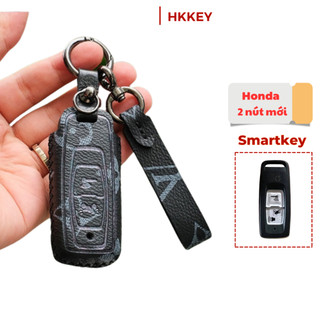 Bao da chìa khóa Honda SH, SH Mode, Vision AirBlade Leed Winner mới ( Loại 2 nút ) Handmade có tay cầm