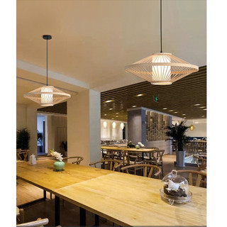Đèn lồng mây tre hình đĩa bay MT049