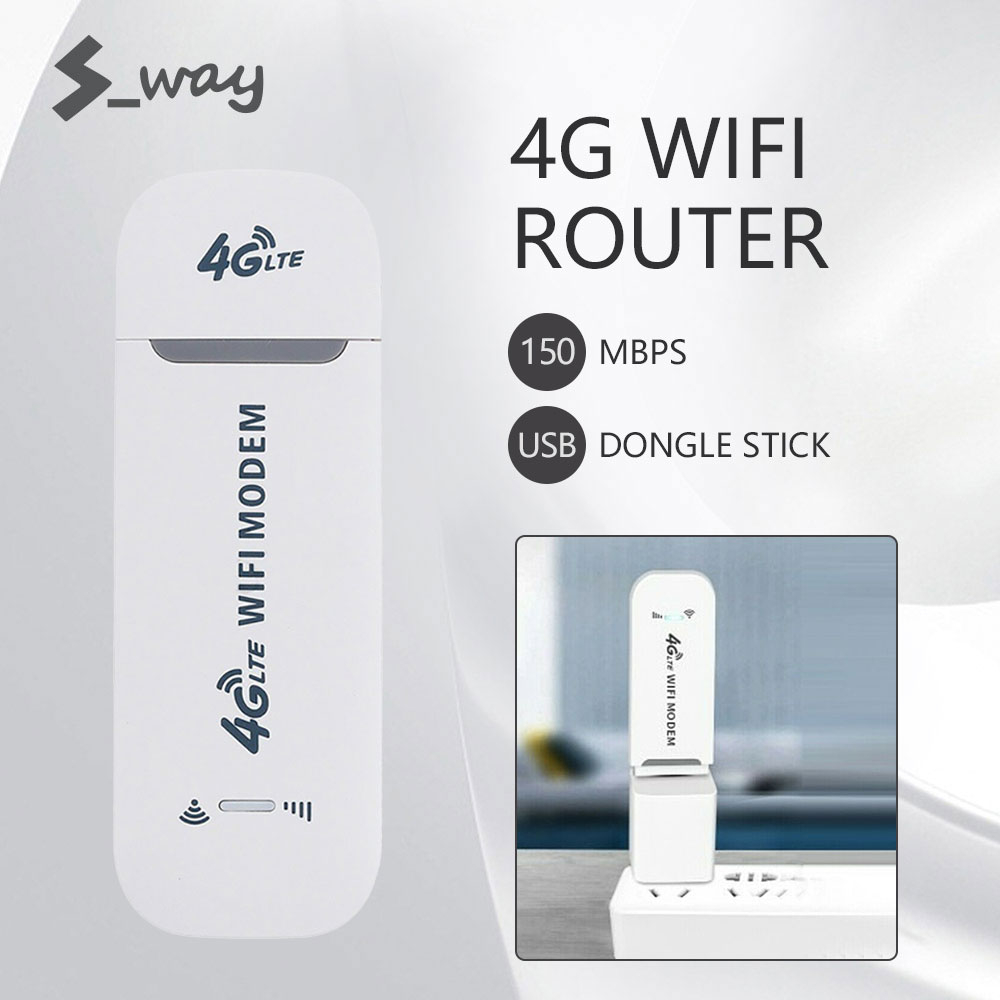 USB 4G LTE - Thiết bị phát sóng wifi từ sim Điện Thoại 3G/4G (3 in 1: Dcom 4G + Router Wifi + Access Point)