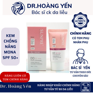 [HÀNG CÔNG TY NHẬP KHẨU] Kem chống nắng Mona Frema Sunpre X treame AA/ DD HỒNG/ CAM/ VÀNG 50ml BÁC SĨ YẾN