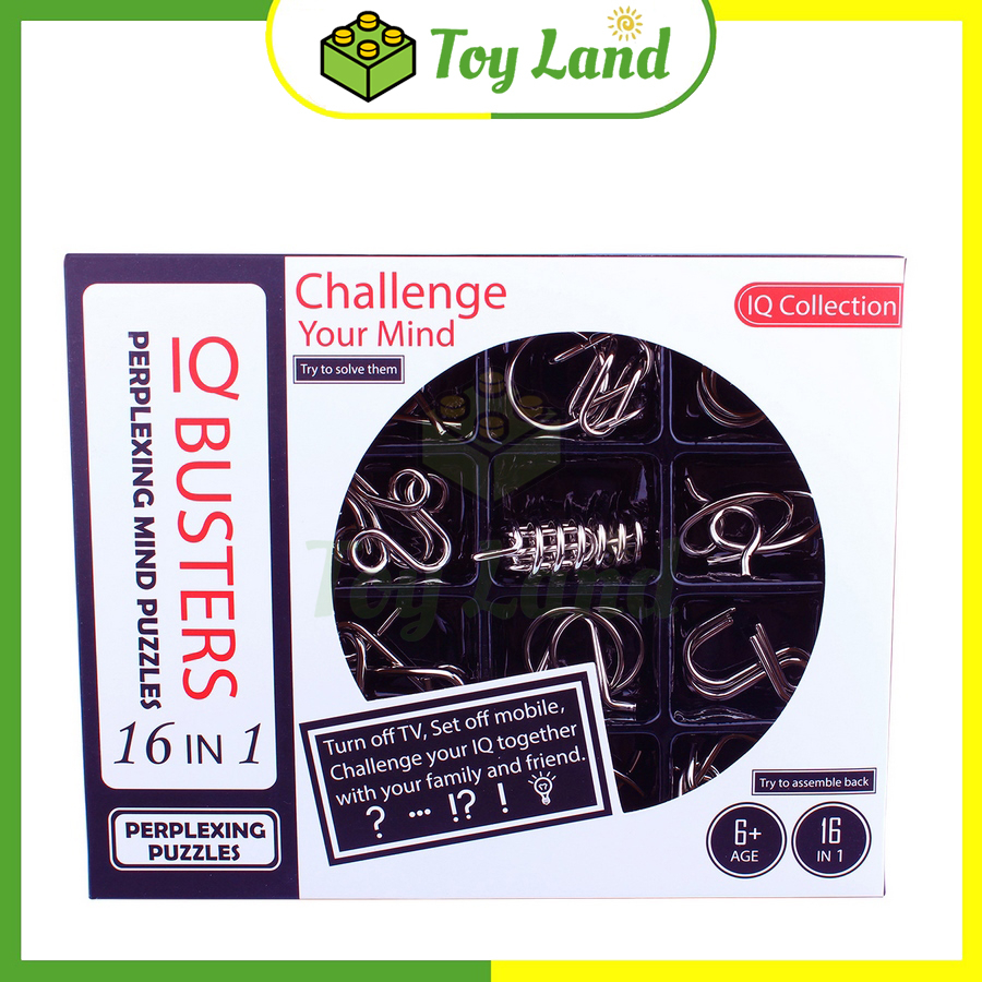 Đồ Chơi Trí Tuệ Tháo Vòng Sắt Wire Puzzle Khóa Khổng Minh