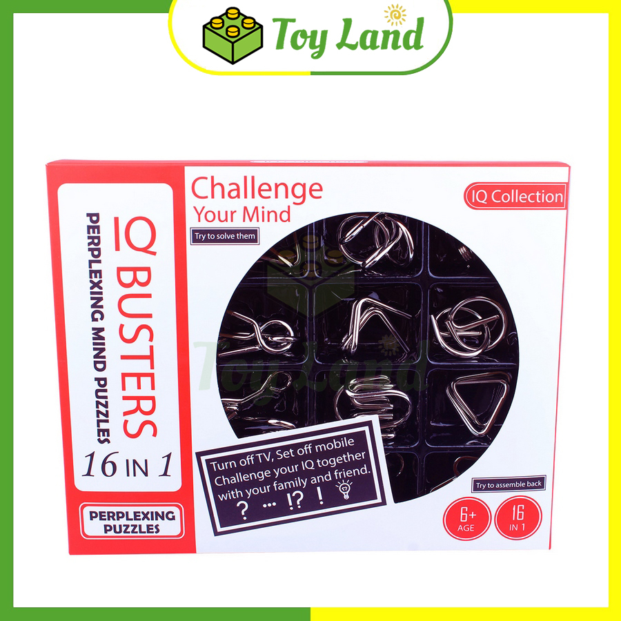 Đồ Chơi Trí Tuệ Tháo Vòng Sắt Wire Puzzle Khóa Khổng Minh