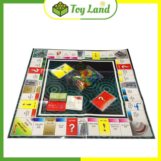 Cờ tỷ phú 5in1 liên hiệp thành size lớn nhất monopoly cờ tỉ phú 5 in 1 đồ chơi trí tuệ trẻ em
