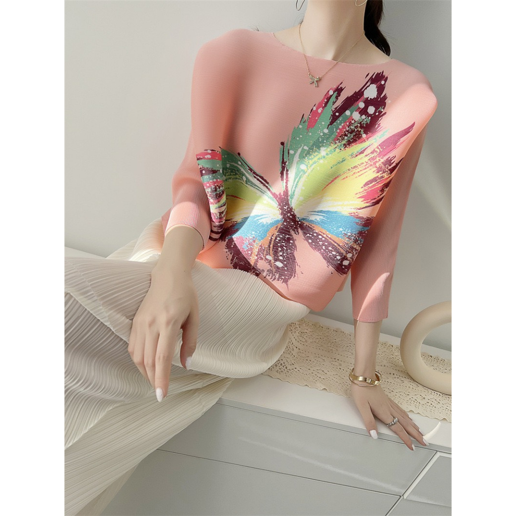 (HÀNG SẴN) Áo thun lò xo dáng croptop tay lỡ, Áo cổ tròn form ngắn trẻ trung