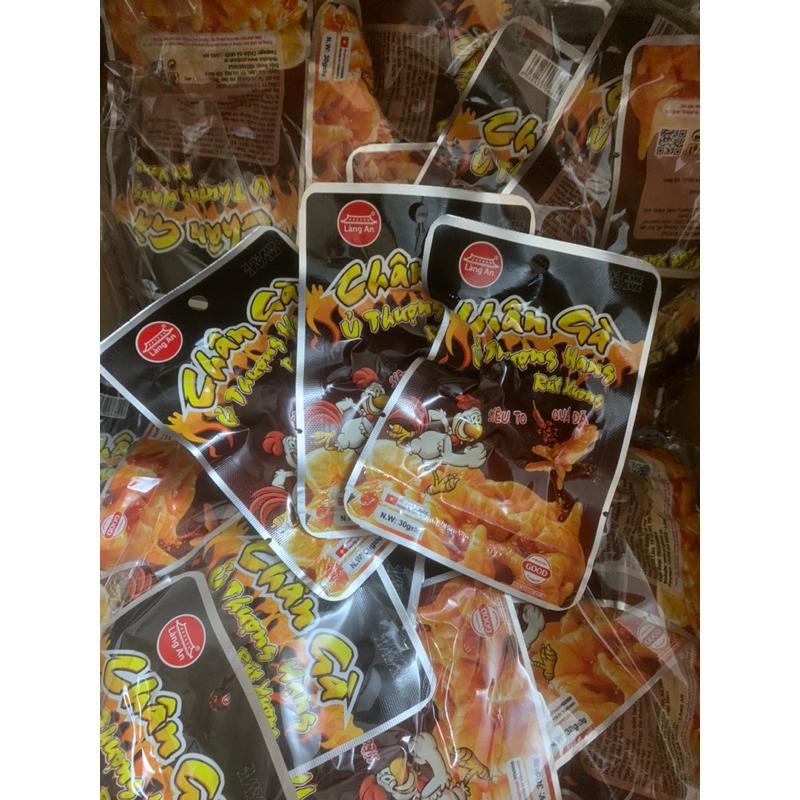 Chân Gà ủ muối hoa tiêu, chân gà tiềm ớt hiểm, chân gà rút xương