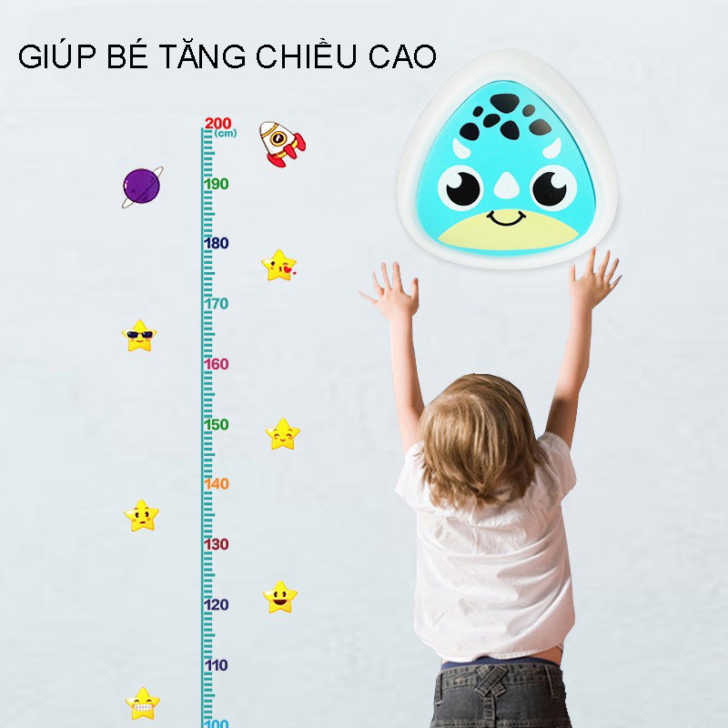 Bộ Nhảy Chạm Tăng Chiều Cao Có Cảm Biến Phát Sáng Nhiều Màu, Tặng Pin Và Thước Giọng Nói Tiếng Trung