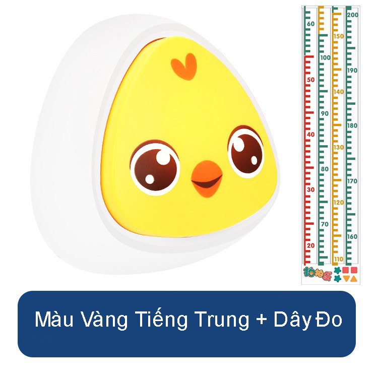 Bộ Nhảy Chạm Tăng Chiều Cao Có Cảm Biến Phát Sáng Nhiều Màu, Tặng Pin Và Thước Giọng Nói Tiếng Trung