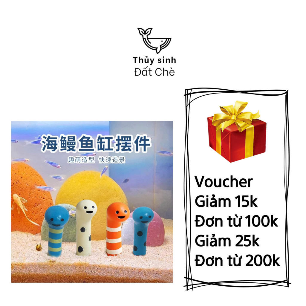 Mô hình Lươn biển Trang trí bể cá