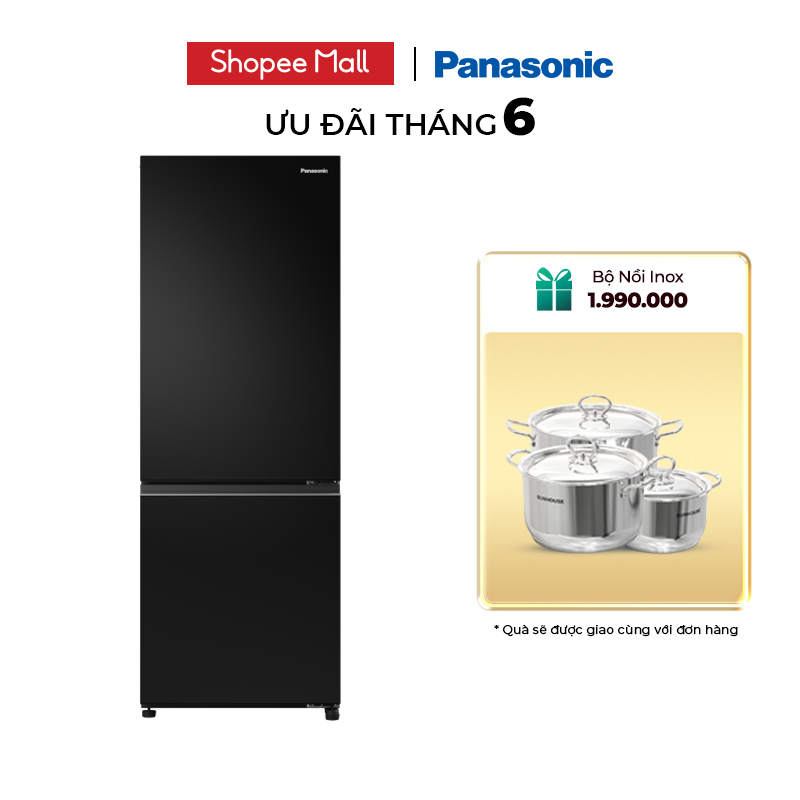 [TRẢ GÓP 0%] Tủ lạnh Panasonic Diệt Khuẩn 300L NR-BV331CPKV Cấp Đông Mềm - Ngăn Đá Dưới