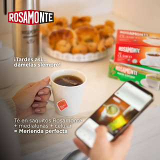 Trà Yerba Maté - ROSAMONTE - TEA BAGS (trà túi lọc)