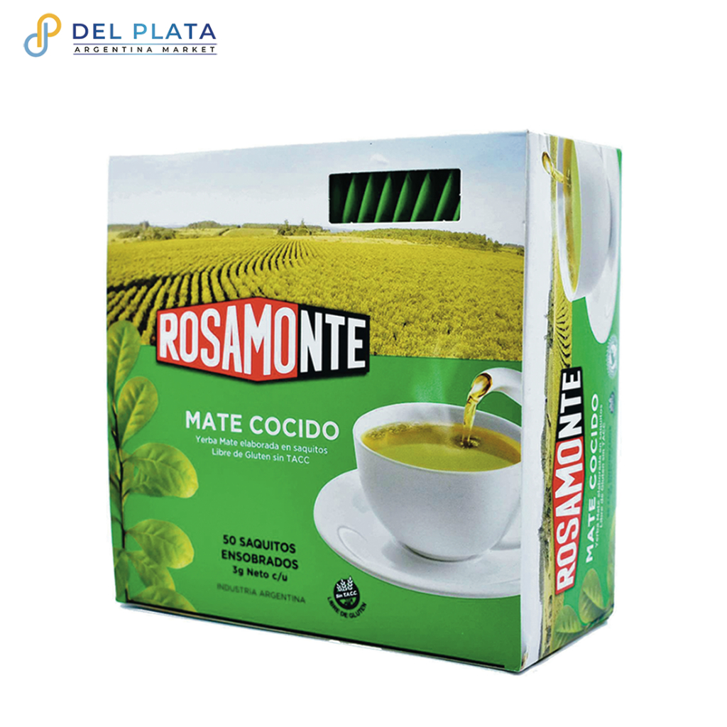 Trà Yerba Maté - ROSAMONTE - TEA BAGS (trà túi lọc)