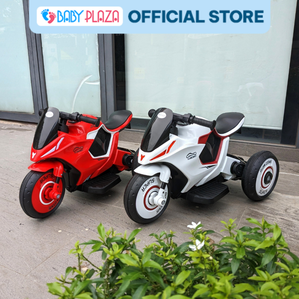 Xe moto điện thể thao 3 bánh cho bé BABY PLAZA 288S