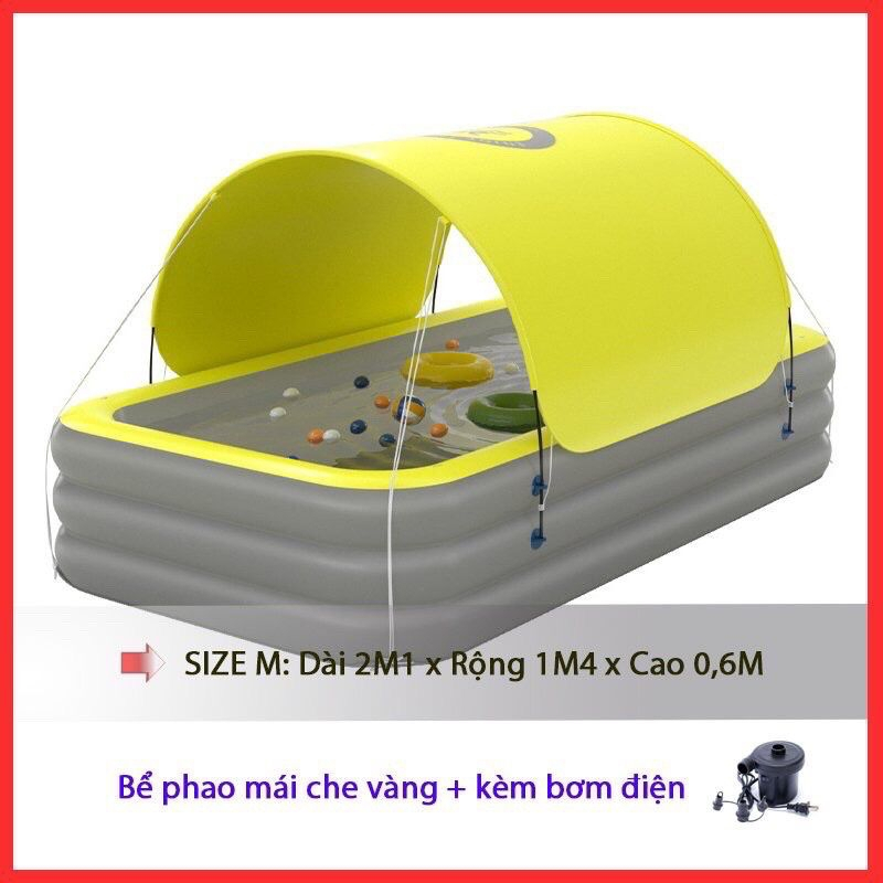 Bể Bơi Phao Cầu Trượt 3M Trẻ Em Đáy Chống Trượt, Gấp Gọn Dễ Dàng, An Toàn Cho Bé  SP41233099