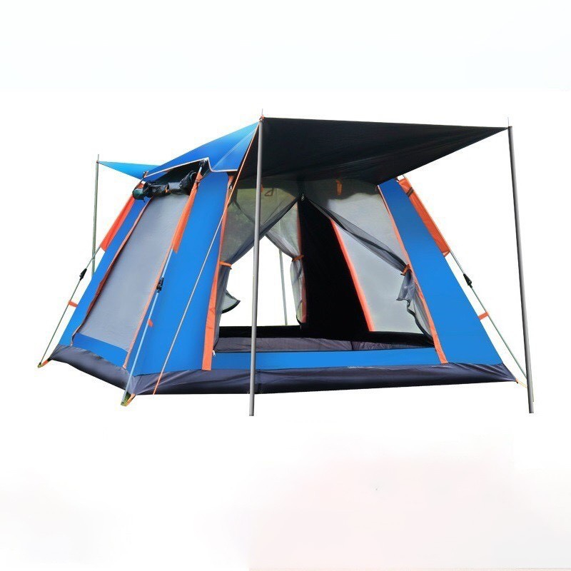 Lều cắm trại tự bung, lều du lịch dã ngoại camping gấp gọn cho 4-6 người, chống thấm nước, chống muỗi thông gió mát mẻ | BigBuy360 - bigbuy360.vn