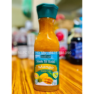 [FREESHIP 50K] Sinh tố Xoài Golden Farm chai 1 lít