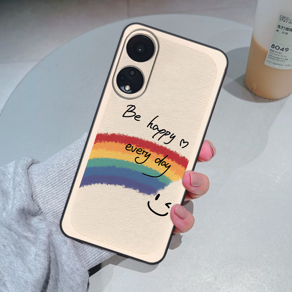 Ốp Oppo Reno 8T / Reno 8T 5G in hình cô gái be happy trẻ trung cá tính đầy năng động