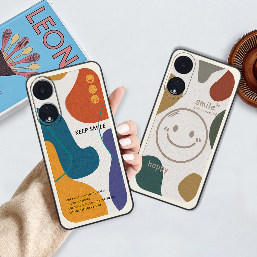 Ốp Oppo Reno 8T / Reno 8T 5G in hình cô gái be happy trẻ trung cá tính đầy năng động