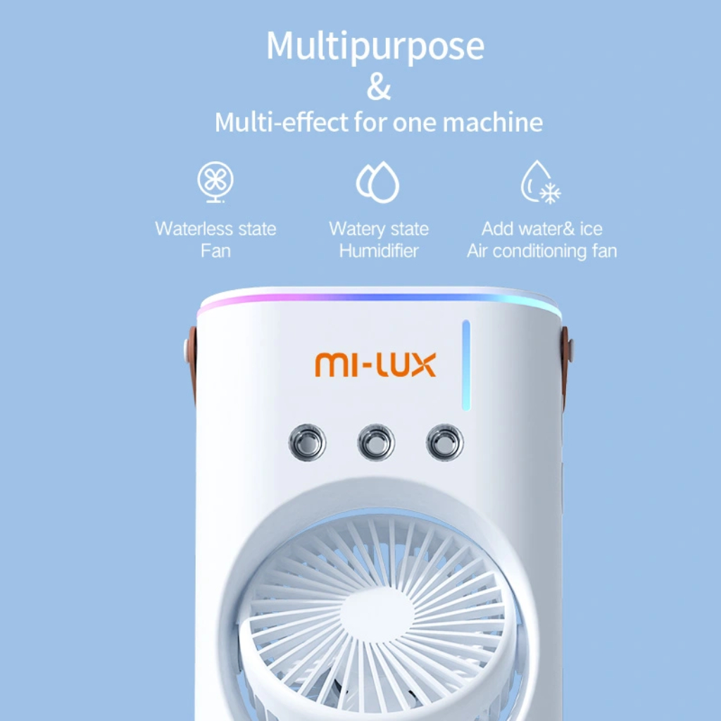 Quạt điều hoà tích điện phun sương Mi-Lux A3 Plus