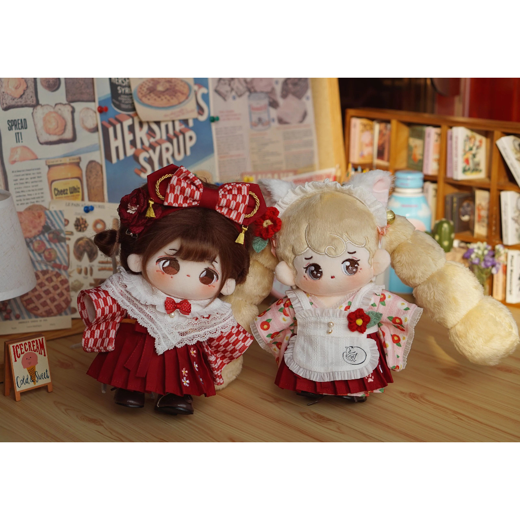 Outfit doll Kimono tủ Puppy 20cm 25cm