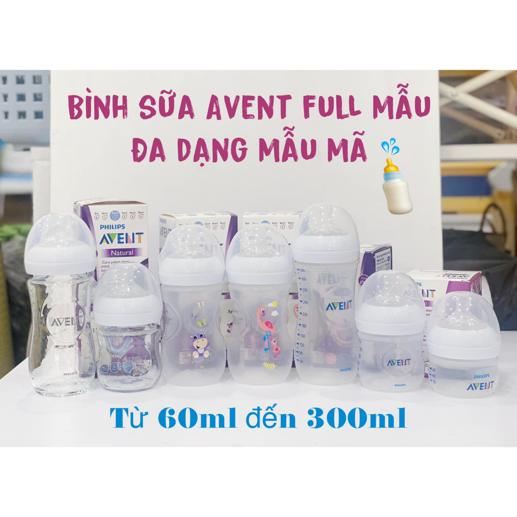 Bình Sữa Avent 60ml- 330ml