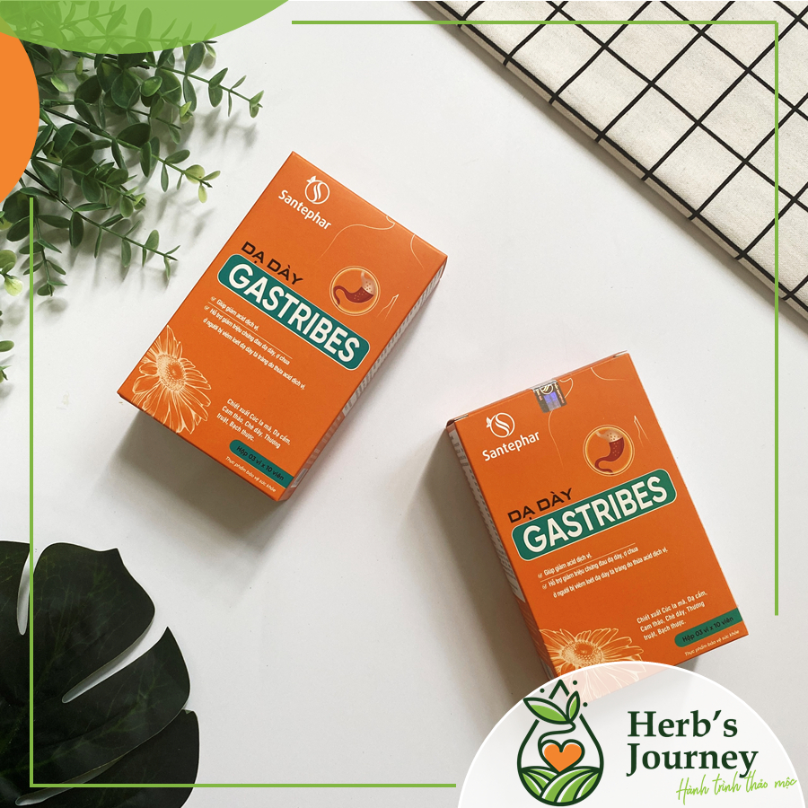 GASTRIBES – GIẢM TRÀO NGƯỢC, VIÊM LOÉT DẠ DÀY, TÁ TRÀNG TỪ THẢO DƯỢC