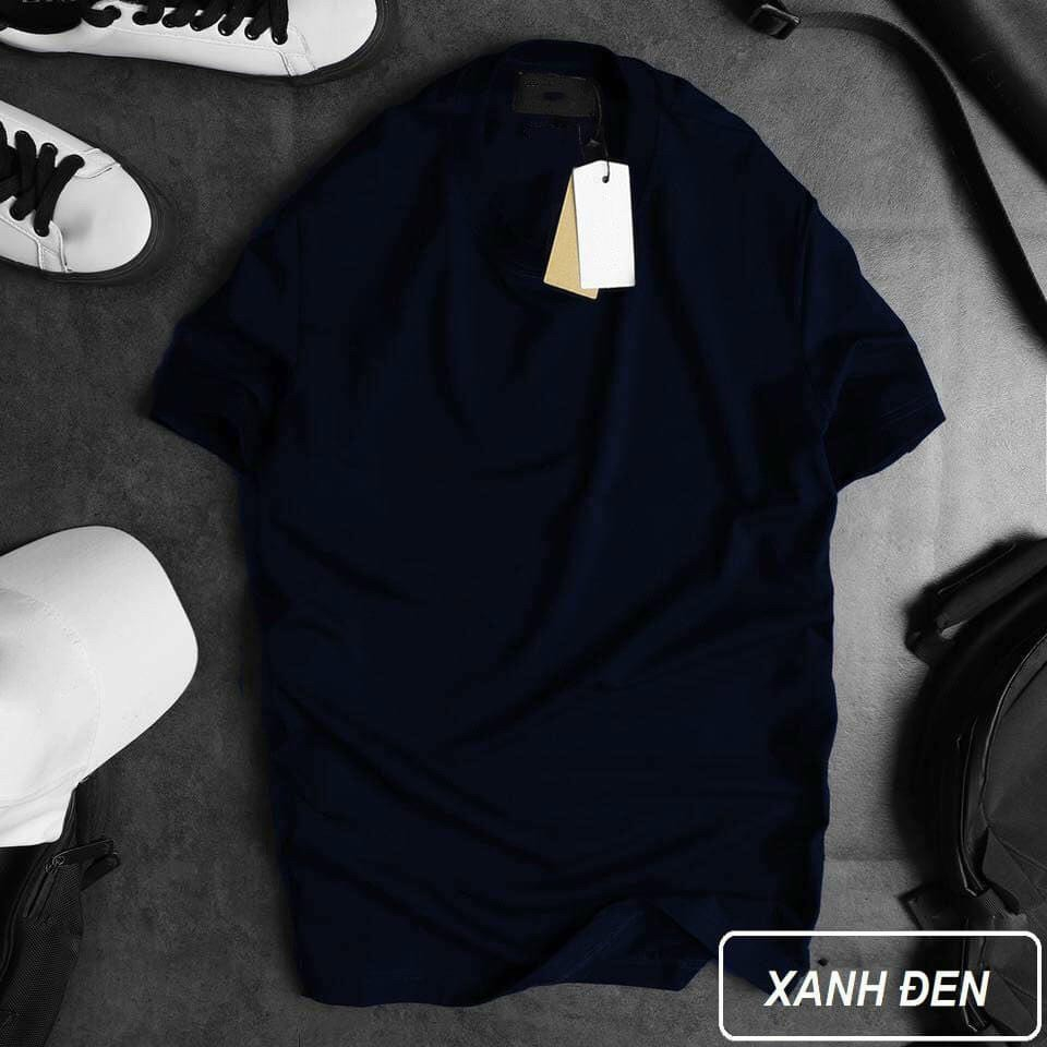 Áo thun nam nữ, áo thun trơn cotton co dãn thoáng mát