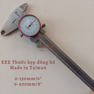 Eee thước kẹp đồng hồ, thước cặp 0-150mm/6"