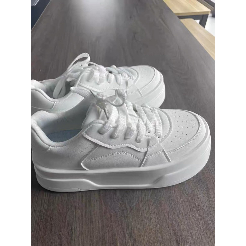 Giày thể thao độn đế HUANQIU cao cấp chính hãng, giày bánh mì nâng chiều cao cho nữ 4.5cm