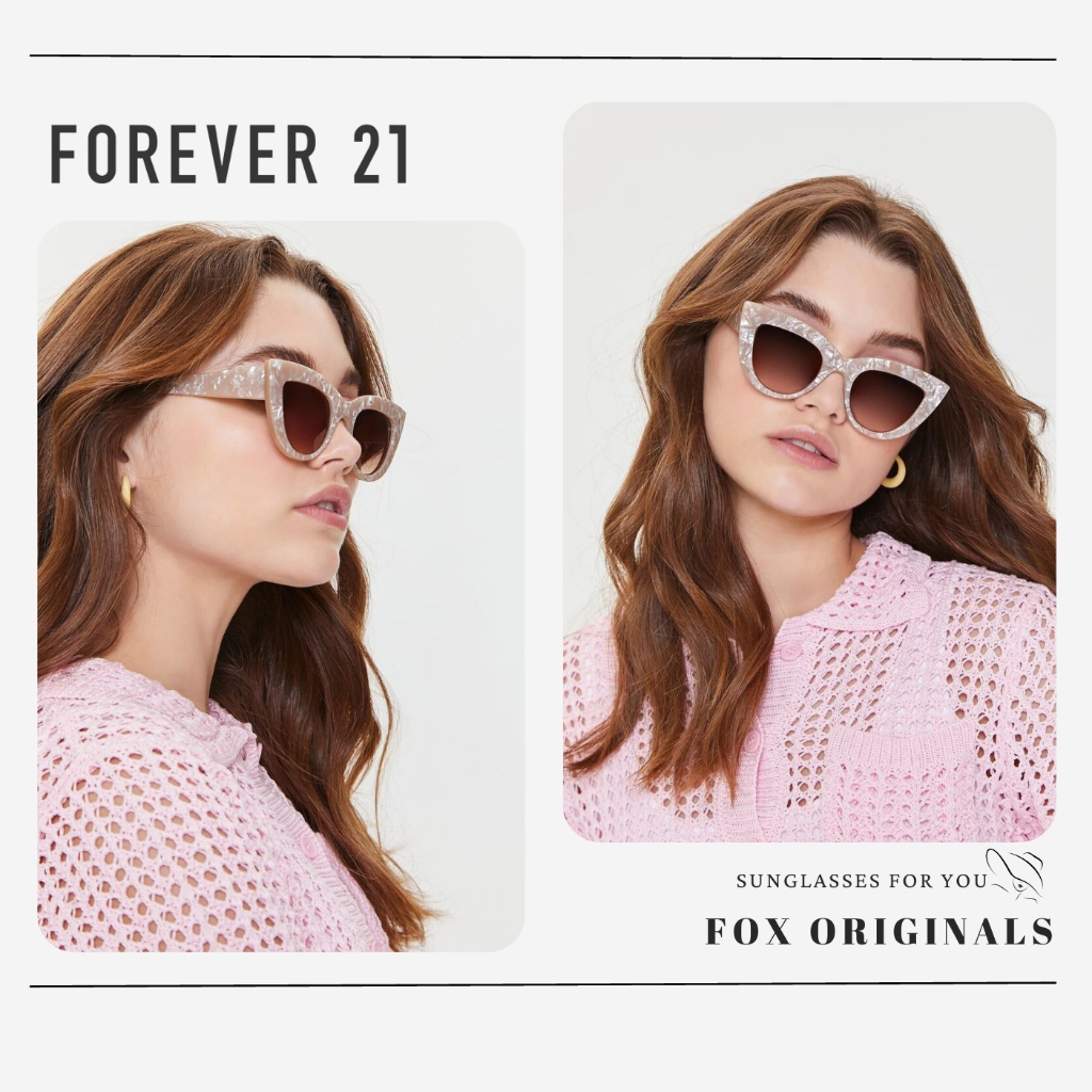 𝐅𝐎𝐑𝐄𝐕𝐄𝐑 𝟐𝟏 𝟏𝟎𝟎𝟎𝟒𝟔𝟎𝟎𝟎𝟑 - Mắt kính nữ chính hãng chống tia UV