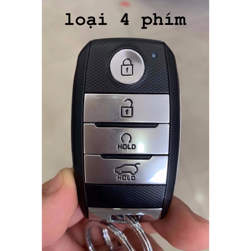Bao da bọc ốp chìa khoá xe ô tô KIA Seltos 2023, Sonet luxury, Premium, new Carens , Caren 2022 2023 4 nút bấm 006B