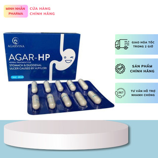 Viên uống agar hp - hỗ trợ viêm loét dạ dày tá tràng do khuẩn hp - giúp cơn đau dạ dày không tái phát.