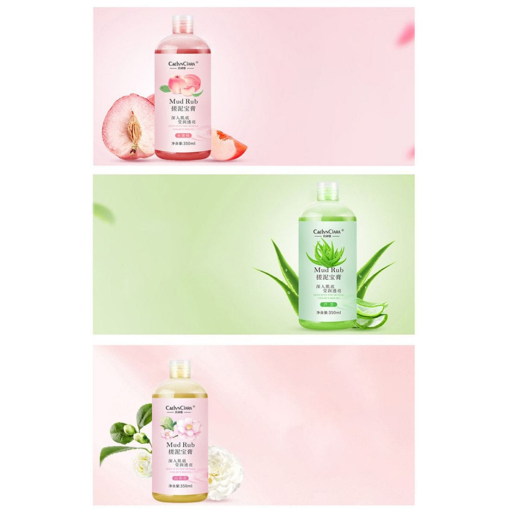 Gel Tẩy Da Chết Trái Cây MUD RUB 350ml CAELYNCIARA Siêu Hot