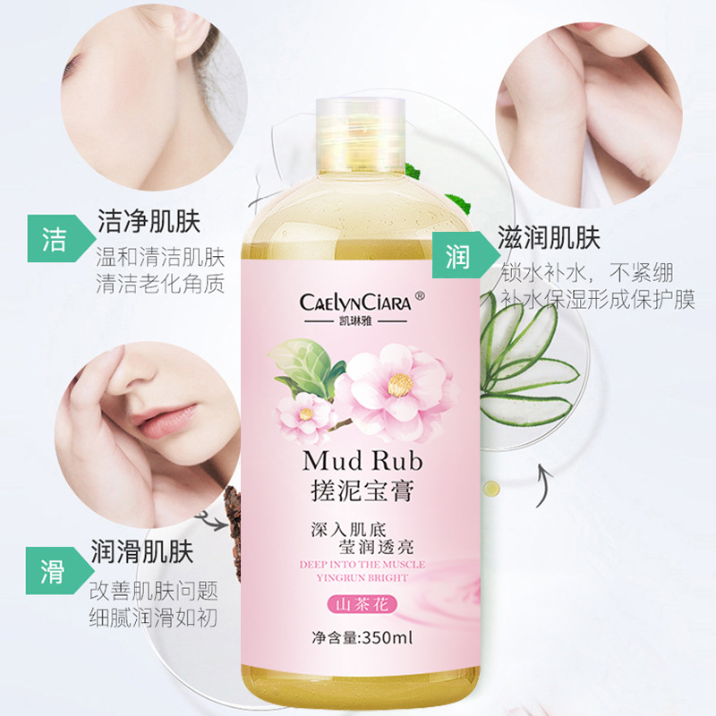 Gel Tẩy Da Chết Trái Cây MUD RUB 350ml CAELYNCIARA Siêu Hot