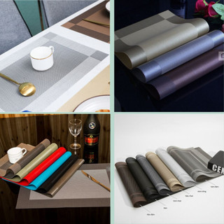Tấm lót bàn ăn cách nhiệt viền bo 4 góc 30x45cm Nhà Xinh Decor miếng lót chén dĩa bàn ăn