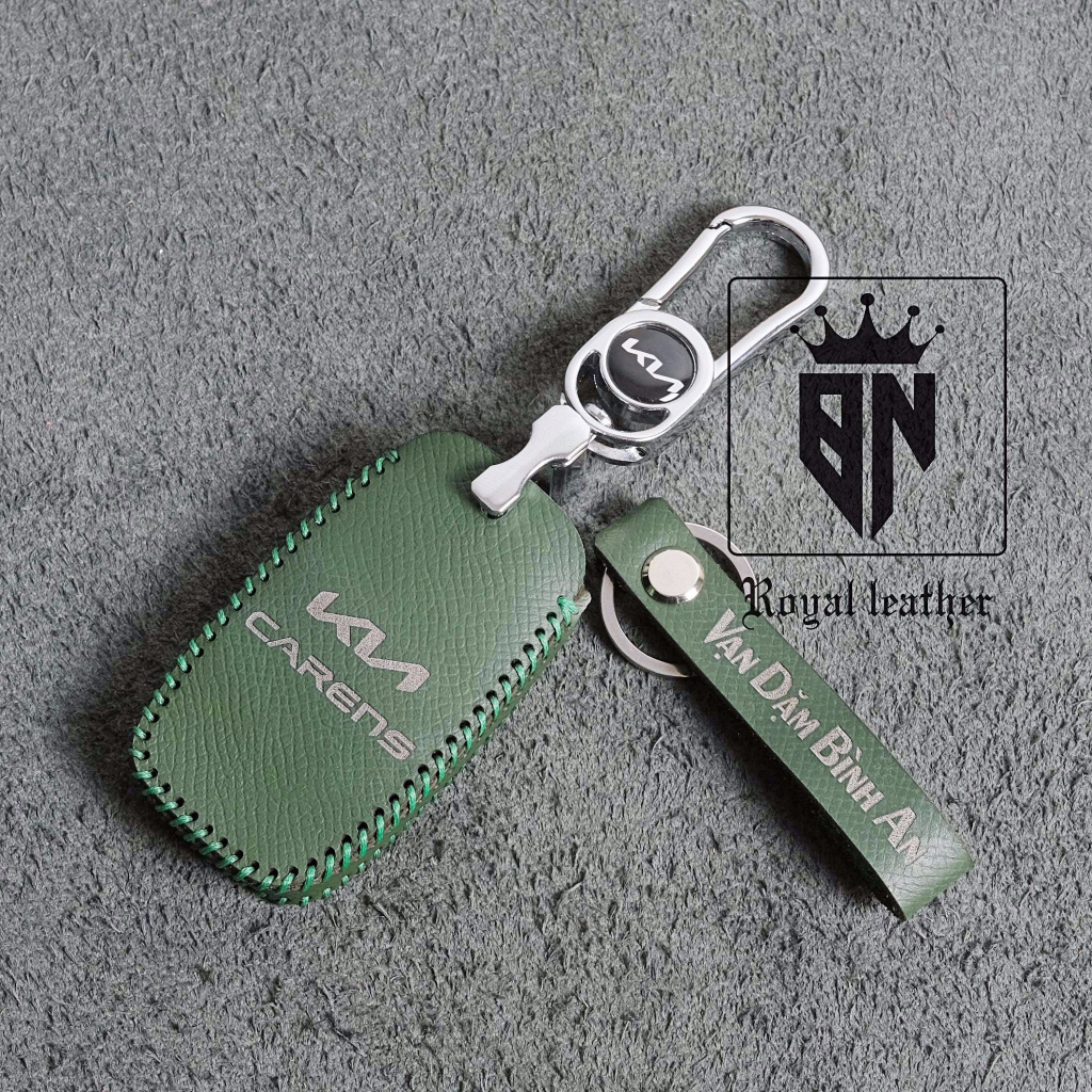 Bao da bọc ốp chìa khoá xe ô tô KIA Seltos 2023, Sonet luxury, Premium, new Carens , Caren 2022 2023 4 nút bấm 006B